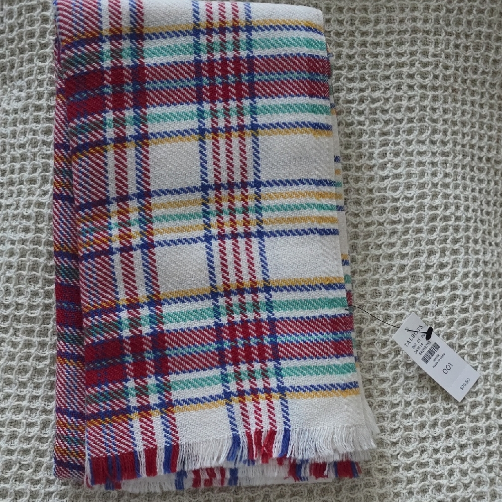 Plaid Multicolor Scarf
